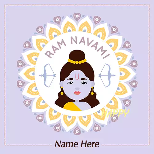 Happy Ram Navami Wishes 2024 Picture With Name